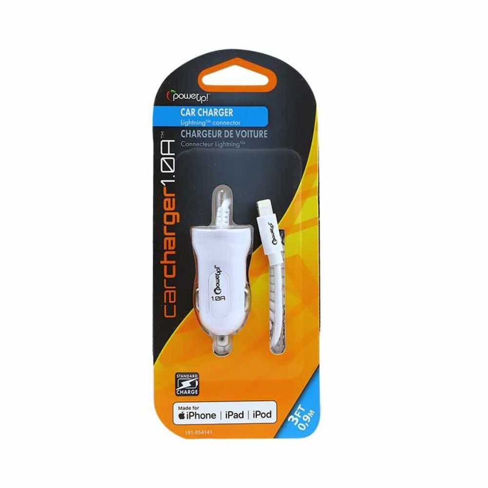 image of 1.0A MFI Apple Lightning Standard Car Charger