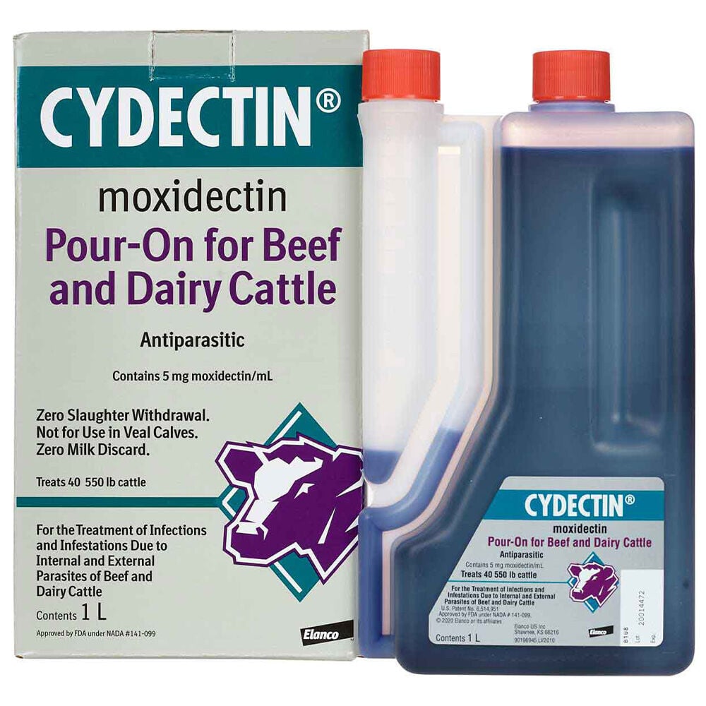 image of Cydectin Pour-On for Beef and Dairy Cattle, 1 L