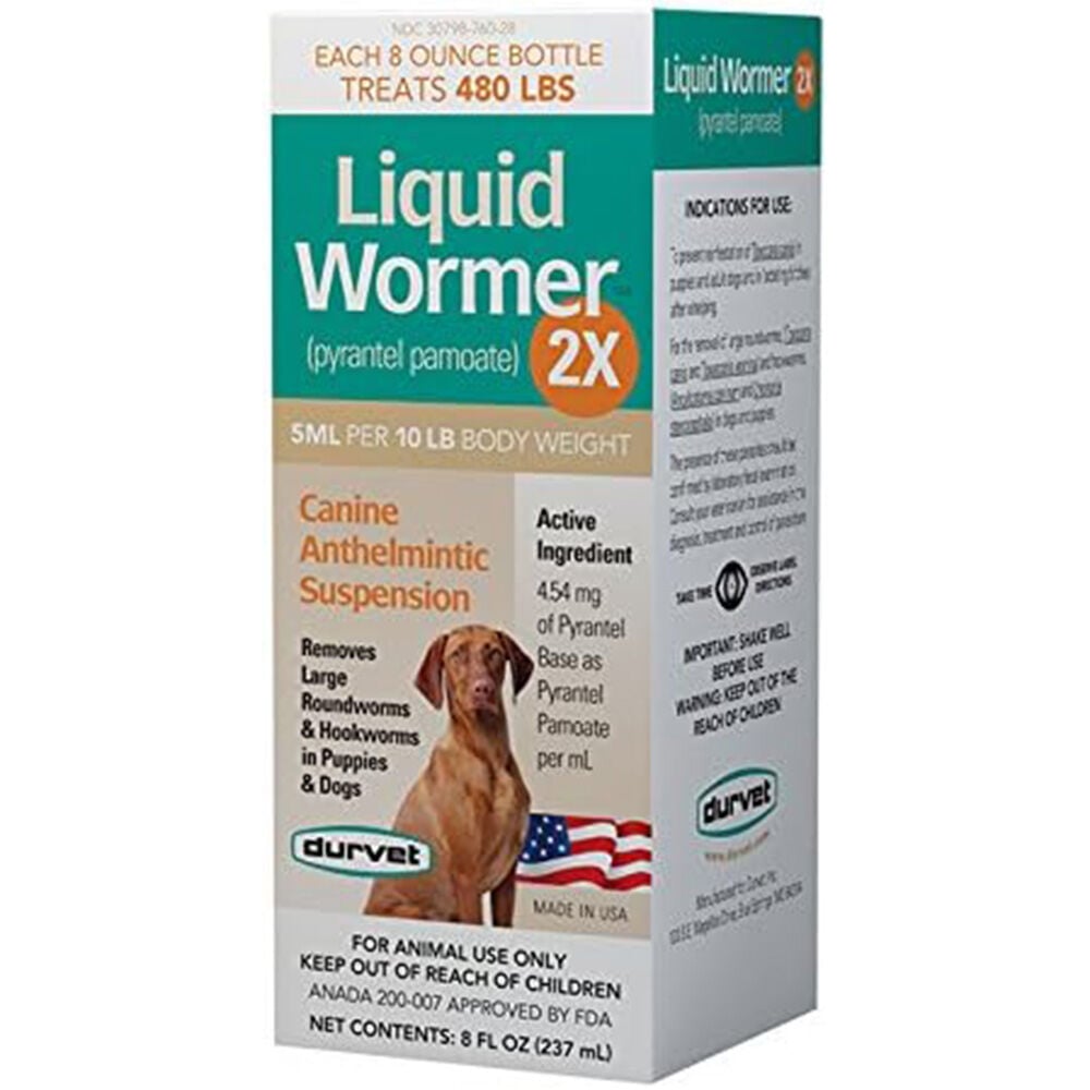 image of Liquid Dog Wormer 2x, 8 oz