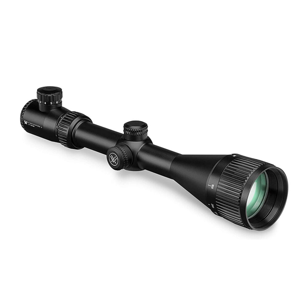 image of Crossfire II 3-12x56 Adjustable Objective Hog Hunter, Second Focal Plane, 30mm Tube Riflescope - V-Brite Illuminated Reticle