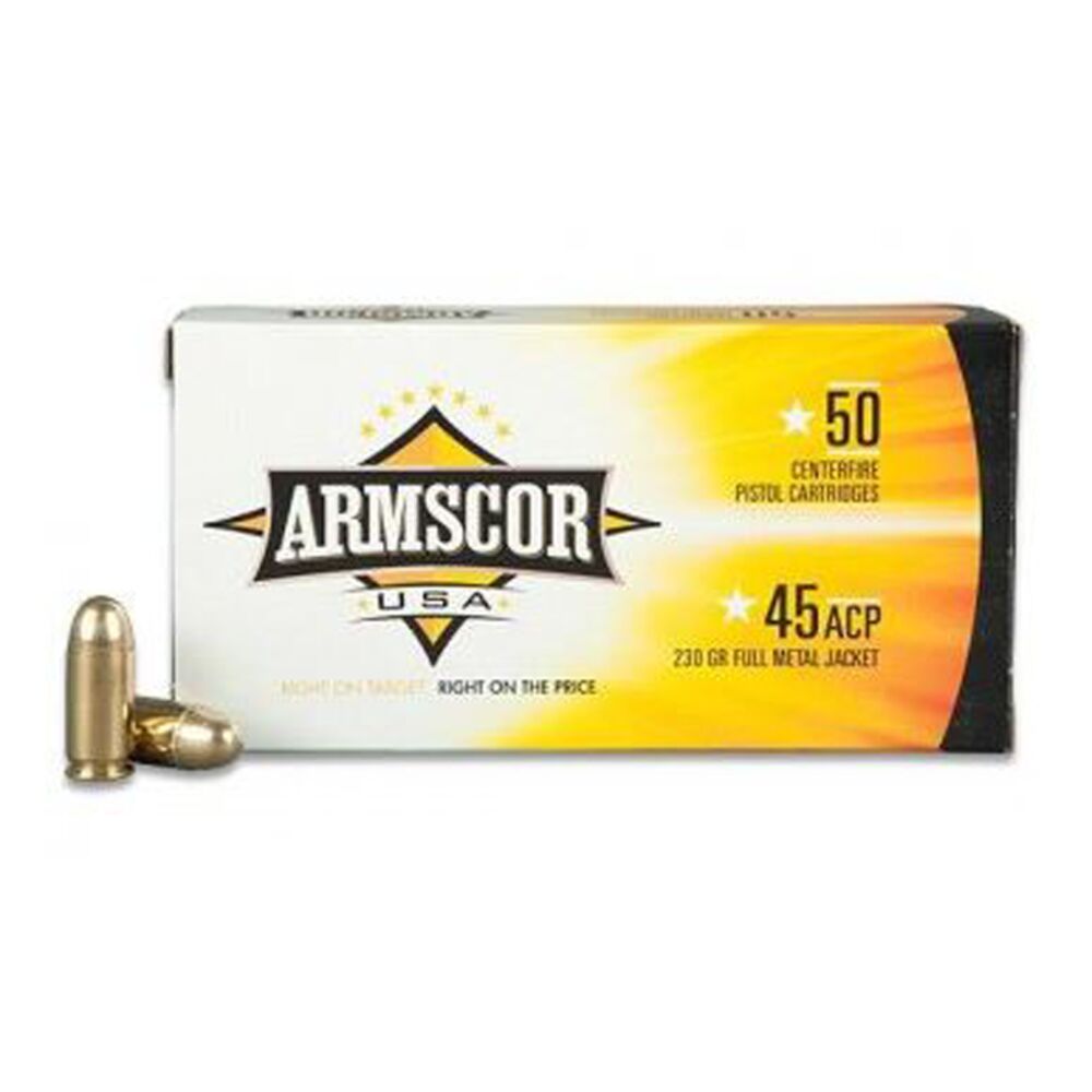 image of .45 ACP 230 Grain FMJ Handgun Ammunition, 50 rounds