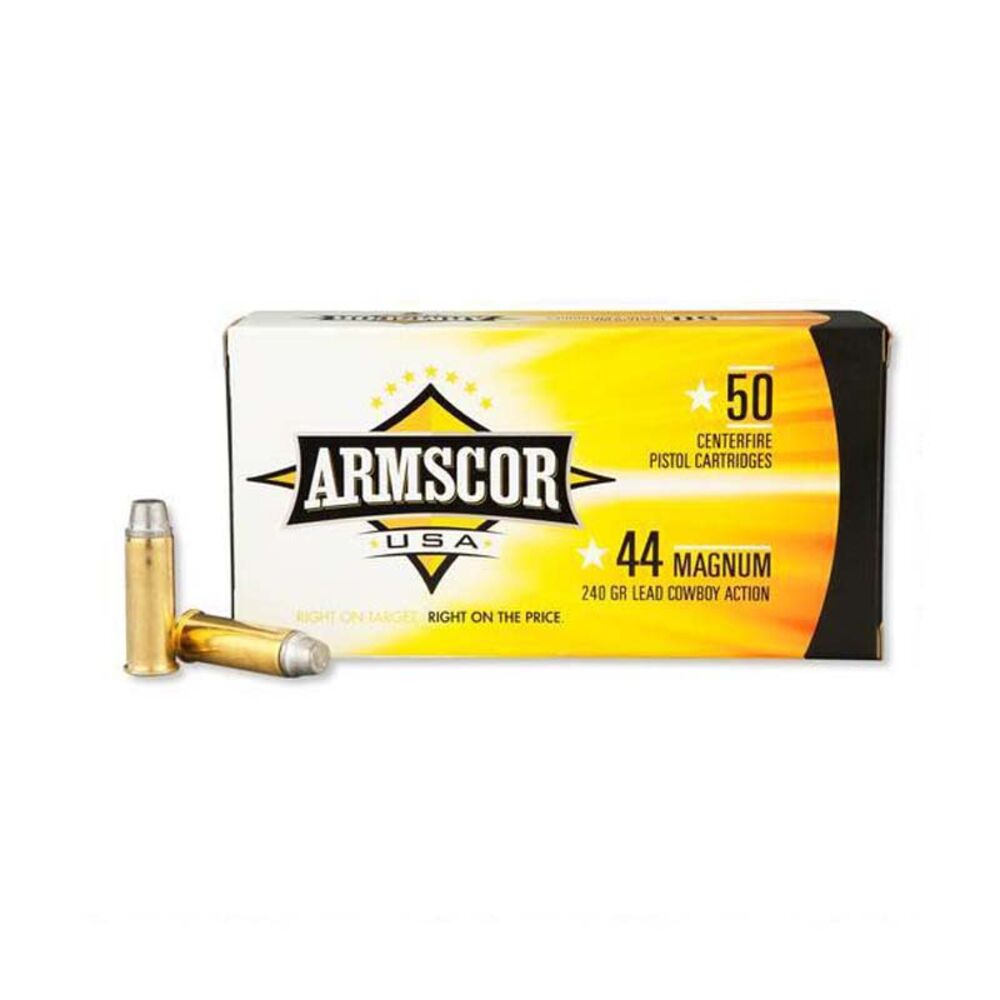 image of .44 Remington 240 Grain SWC Handgun Ammunition, 50 rounds
