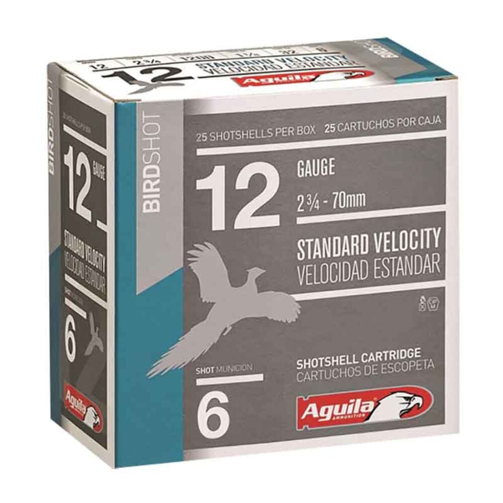 image of 12 Gauge Standard Velocity Shotgun Ammunition, 25 rds