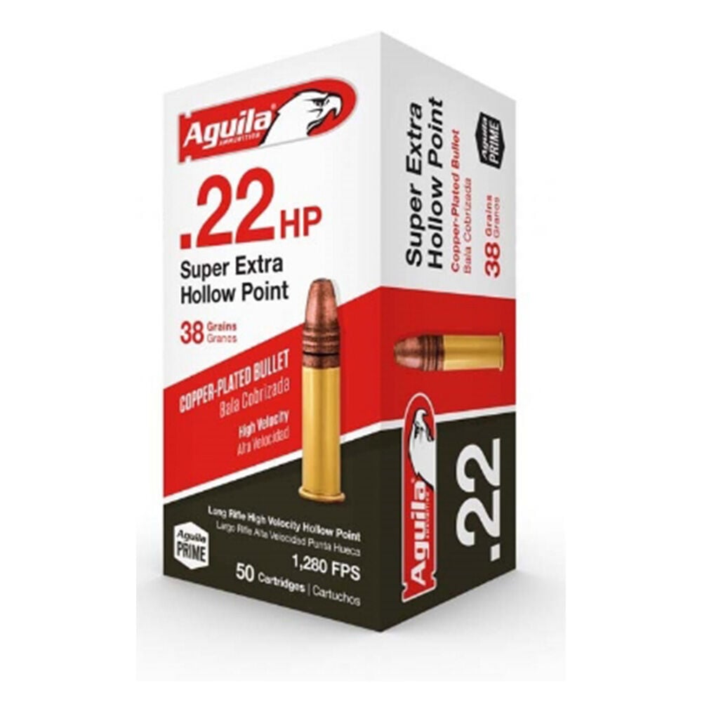image of  .22 LR 38 Grain Super Extra High Velocity Rimfire Ammunition, 250 Rounds