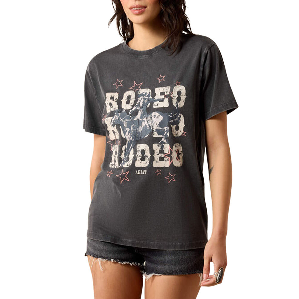 image of Women's Star Spangle Rodeo Short Sleeve Graphic T-Shirt