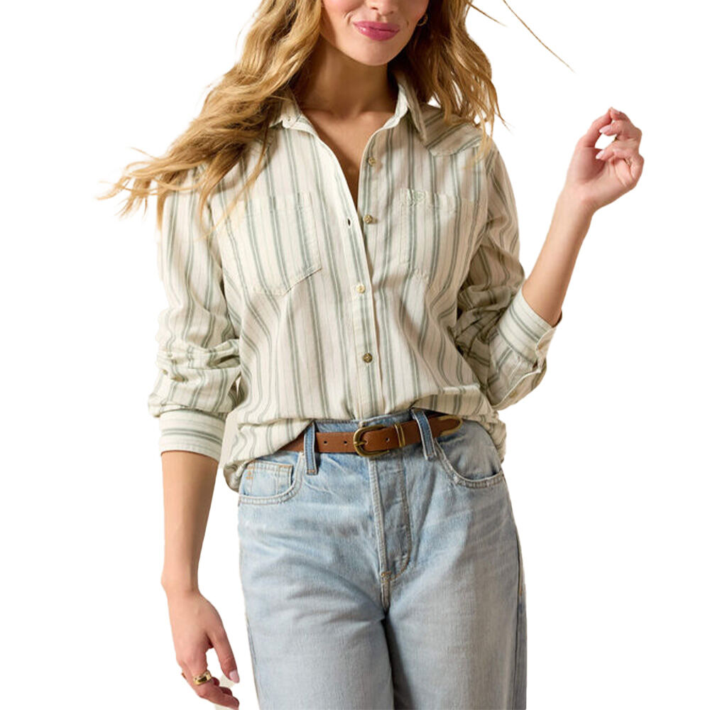 image of Women's Billie Jean Long Sleeve Button Down Shirt