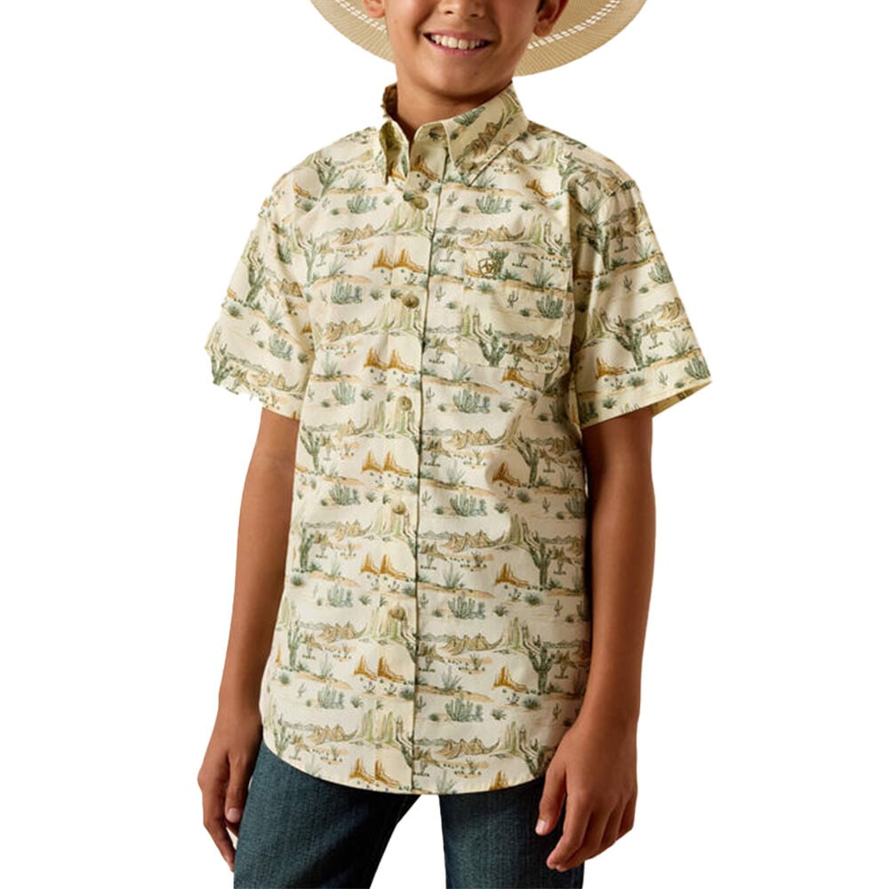 image of Kids' Sable Short Sleeve Button Up Shirt