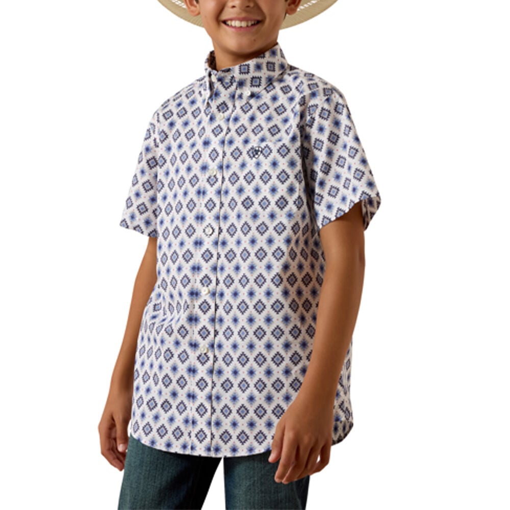 image of Kids' Baxter Short Sleeve Button Up Shirt