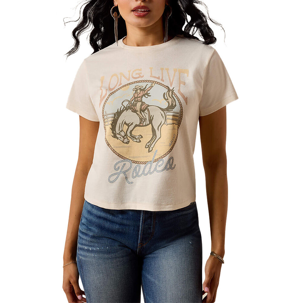 image of Women's Long Live Rodeo Short Sleeve T-Shirt