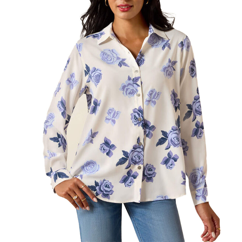 image of Women's Homestyle Long Sleeve Button Up Shirt