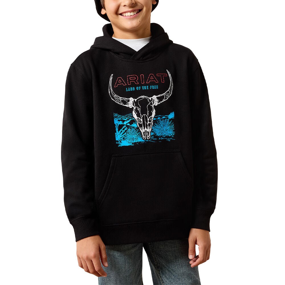 image of Kids' Bison Bureau Hoodie