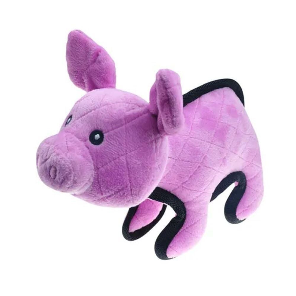 image of Tuffimals Large Pig Dog Toy