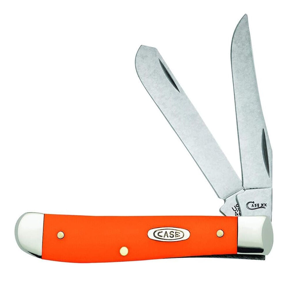 image of Orange Synthetic Mini Trapper Folding Knife
