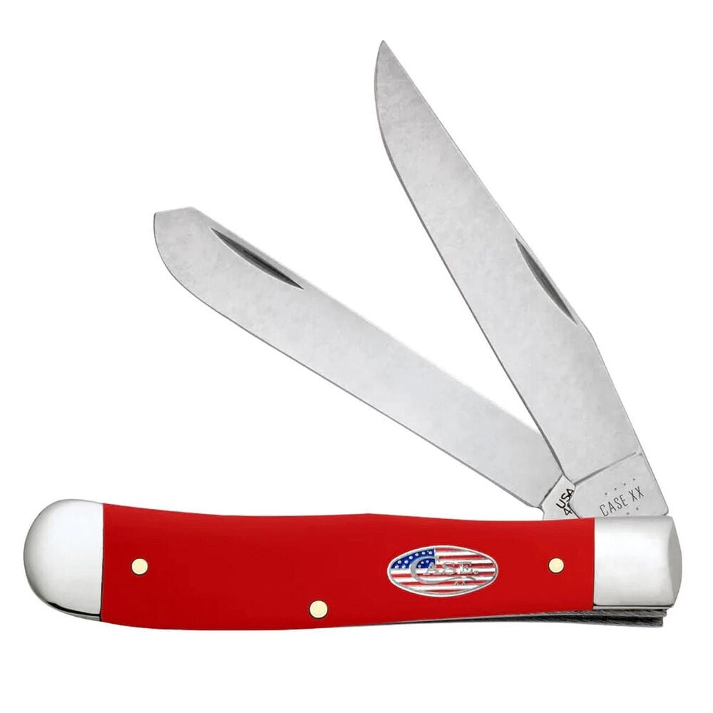 image of American Workman Red Synthetic Trapper Folding Knife