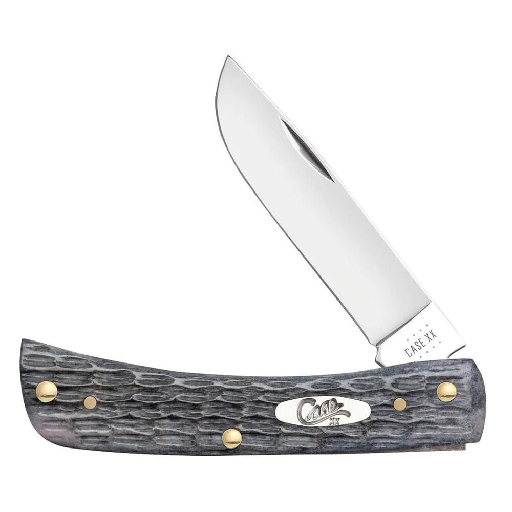 image of Jigged Gray Bone Sod Buster Jr Folding Knife