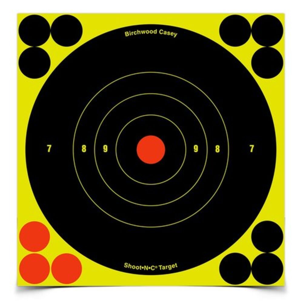 image of Shoot-N-C 6-in Bull's-Eye Target, 12 pack