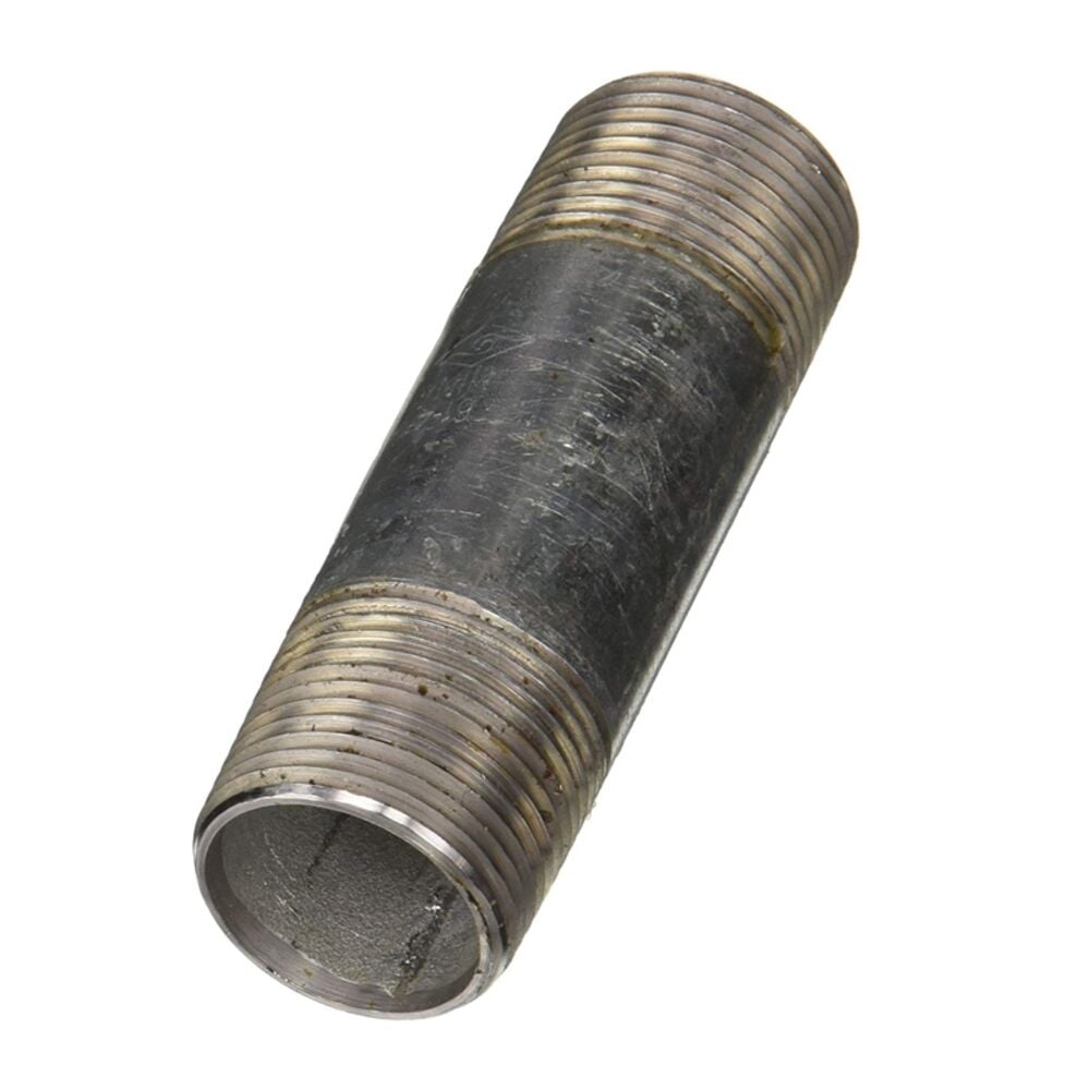 image of 301 1X4 Pipe Nipple, 1-Inch X 4-Inch, Black