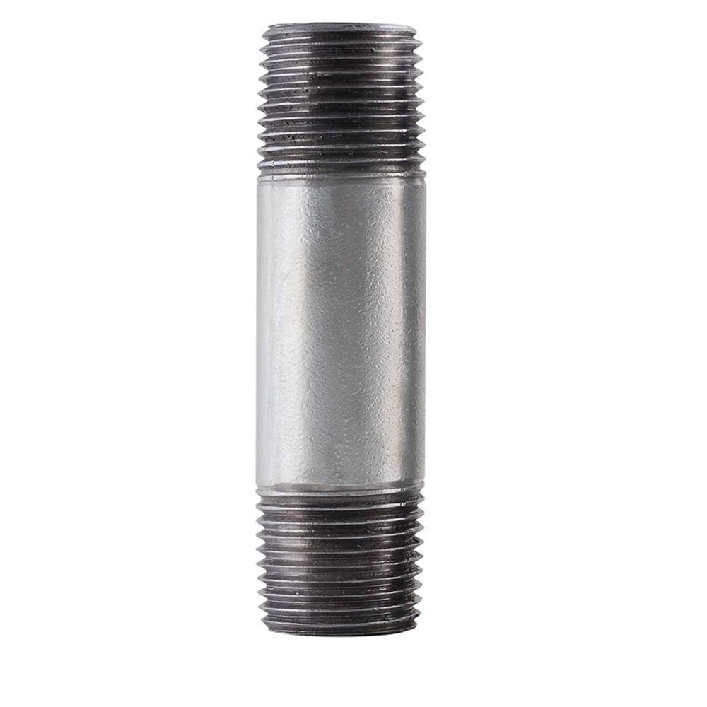 image of 301 1X6 Pipe Nipple, 1-Inch X 6-Inch, Black