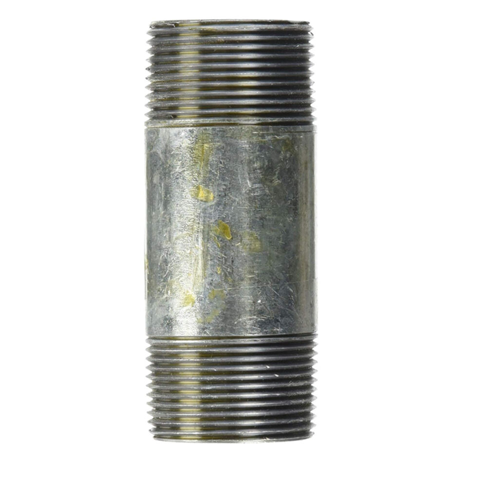 image of 301 114X4 Pipe Nipple, 1-1/4-Inch X 4-Inch, Black