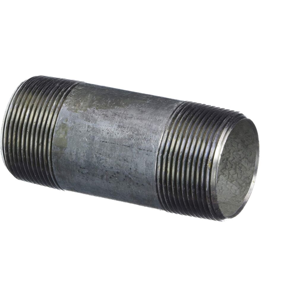 image of 301 112X4 Pipe Nipple, 1-1/2-Inch X 4-Inch, Black
