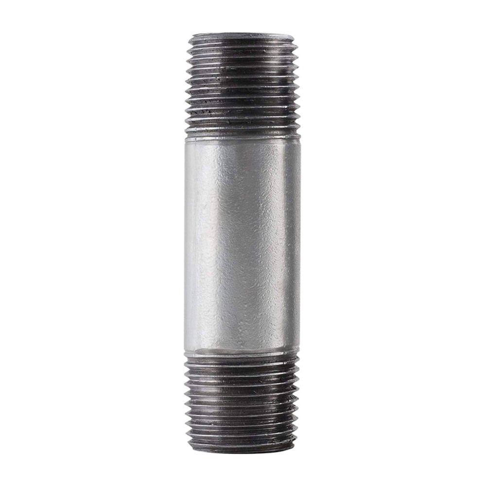 image of 303 112X12 Pipe Nipple, 1-1/2-Inch X 12-Inch, Black