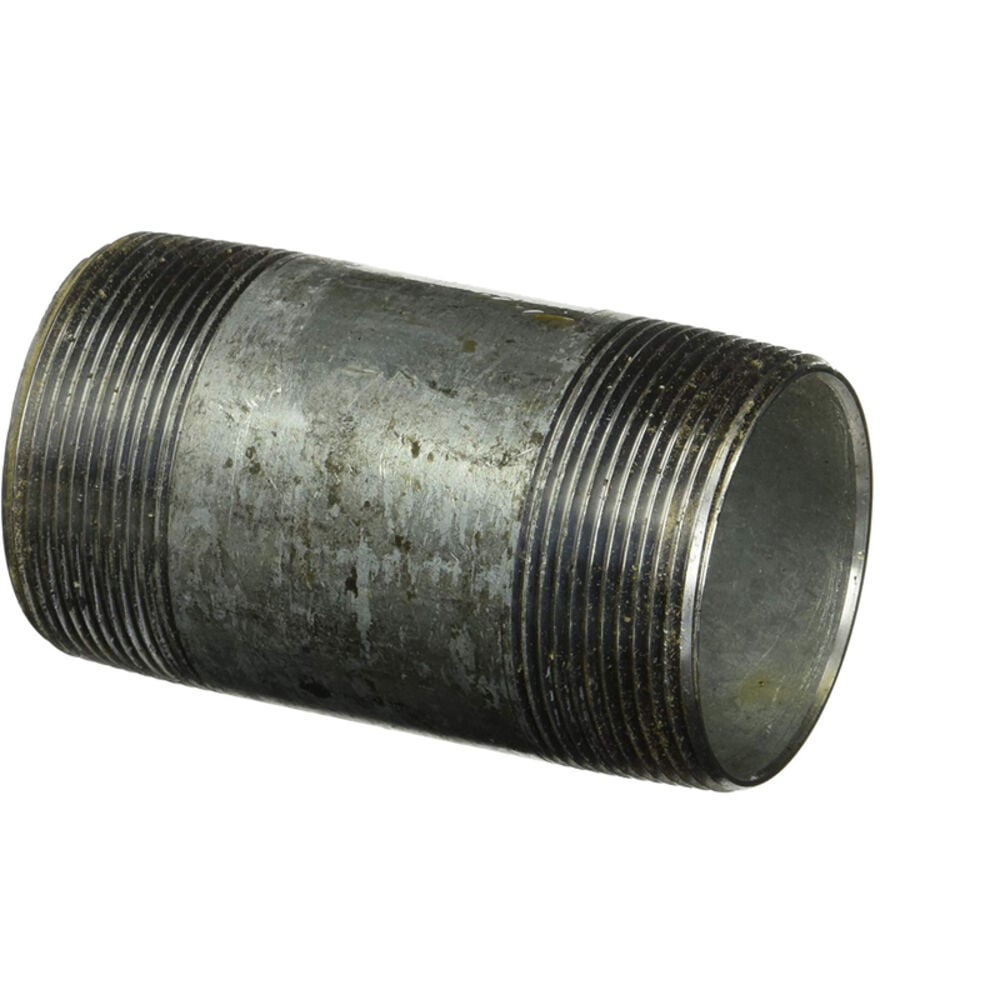 image of 301 2X4 Pipe Nipple, 2-Inch X 4-Inch, Black