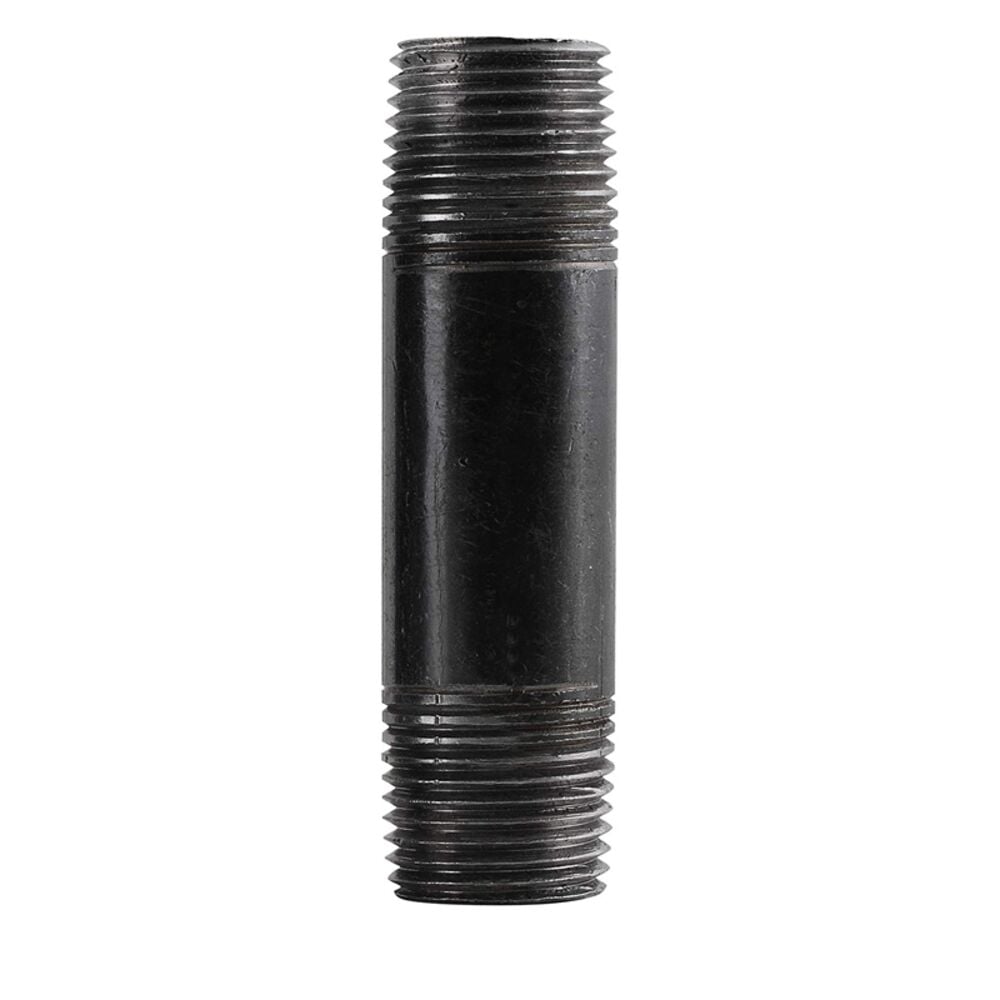 image of 308 14X6 Pipe Nipple, 1/4-Inch X 6-Inch, Black