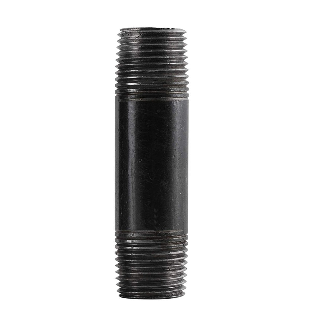 image of 30612X24 1/2-Inch Black Nipple, Steel