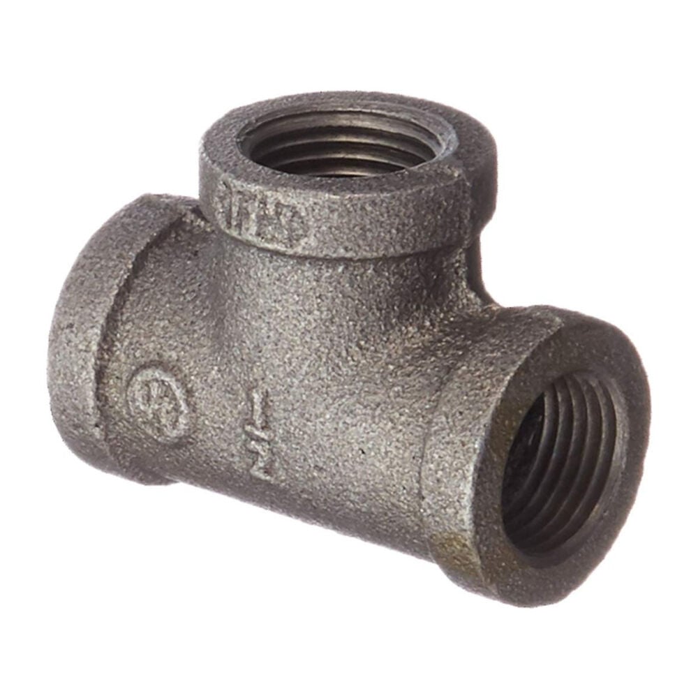 image of 312 T-12 Tee, 1/2-Inch, Black