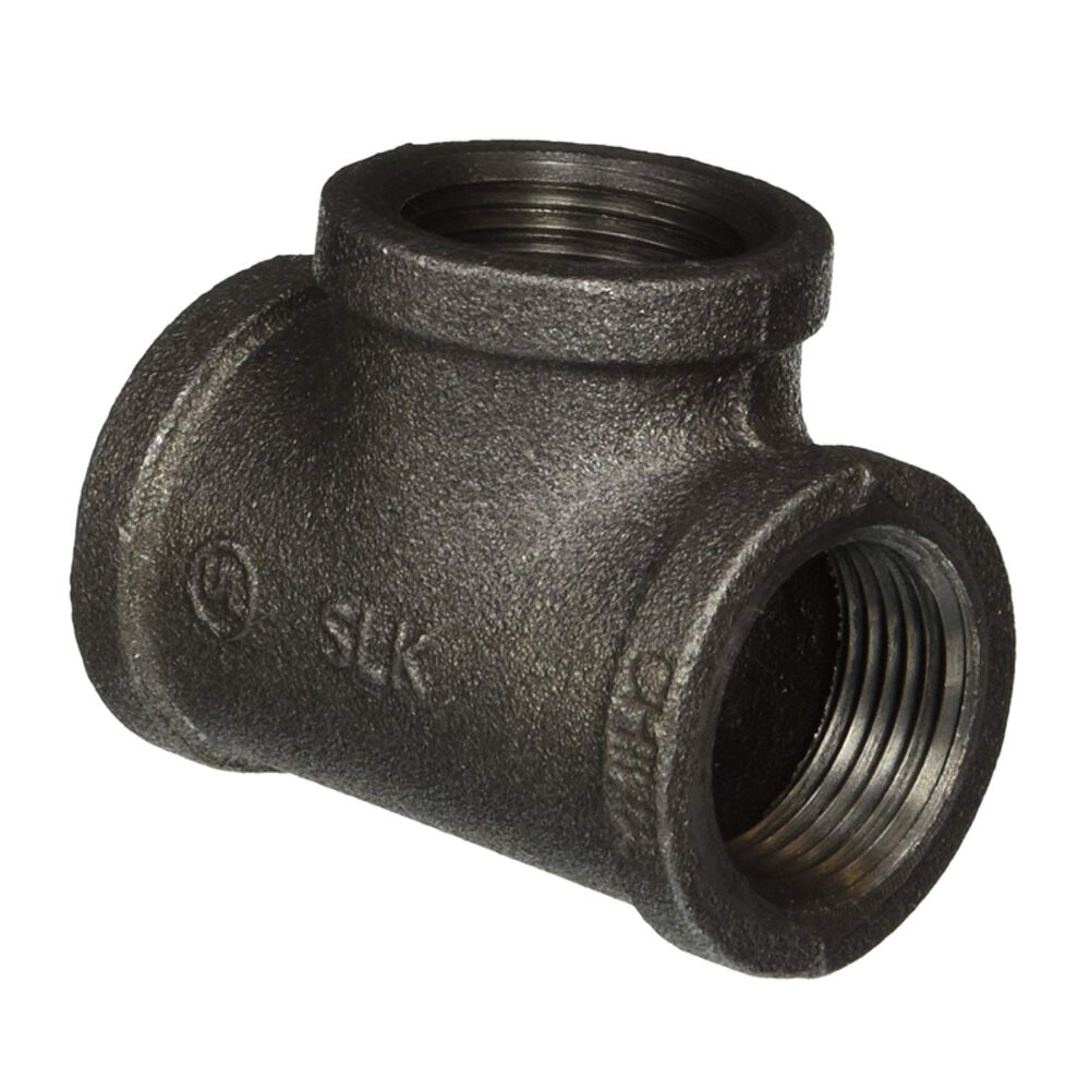 image of 310 T-1 Tee, 1-Inch, Black Malleable Iron
