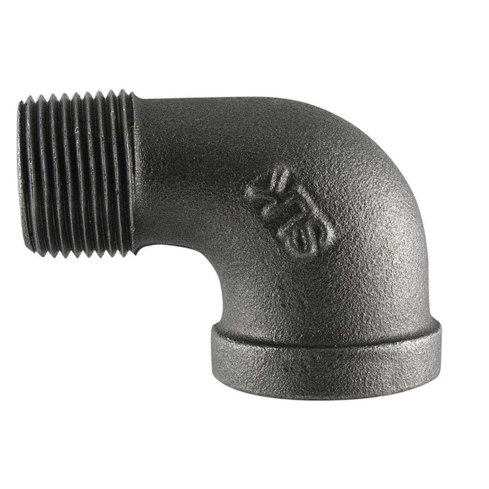 image of 310 SE90-38 Street Elbow, 3/8-Inch, Black