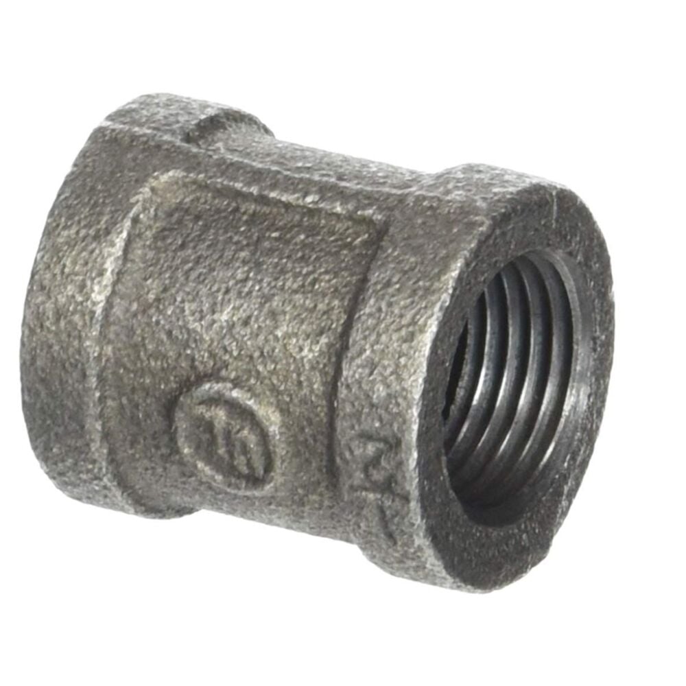 image of 312 CO-12 Coupling, 1/2-Inch, Black