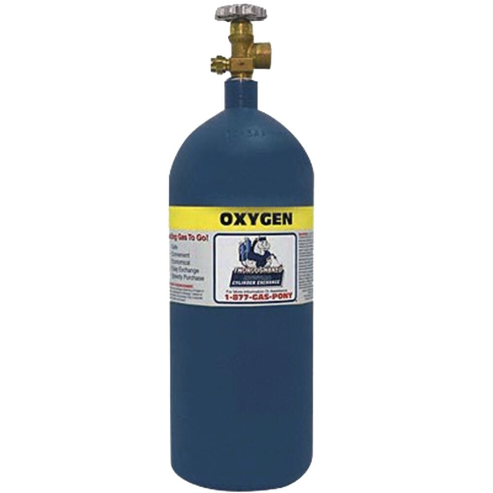 image of Oxygen Cylinder Only, 125 cu ft