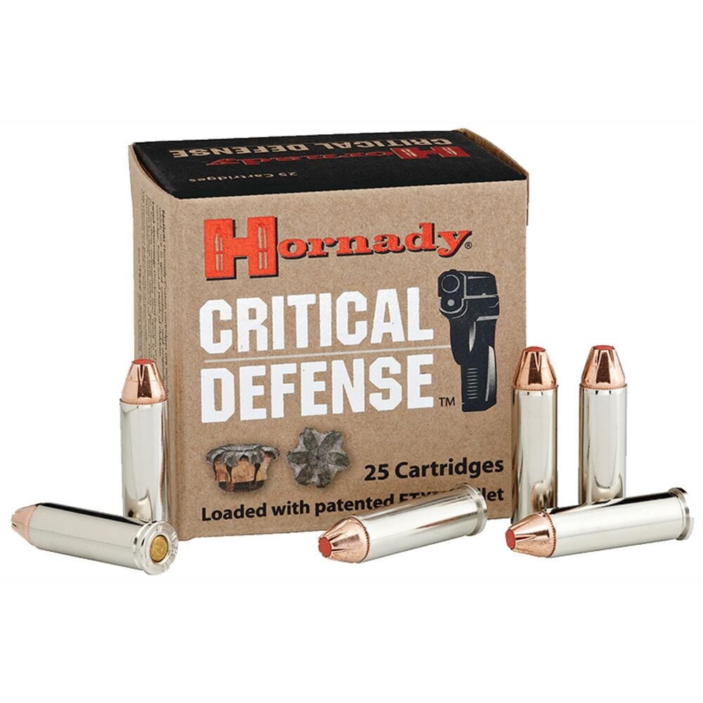 image of Critical Defense 9MM Luger 115 Grain Handgun Ammunition, 25 rounds
