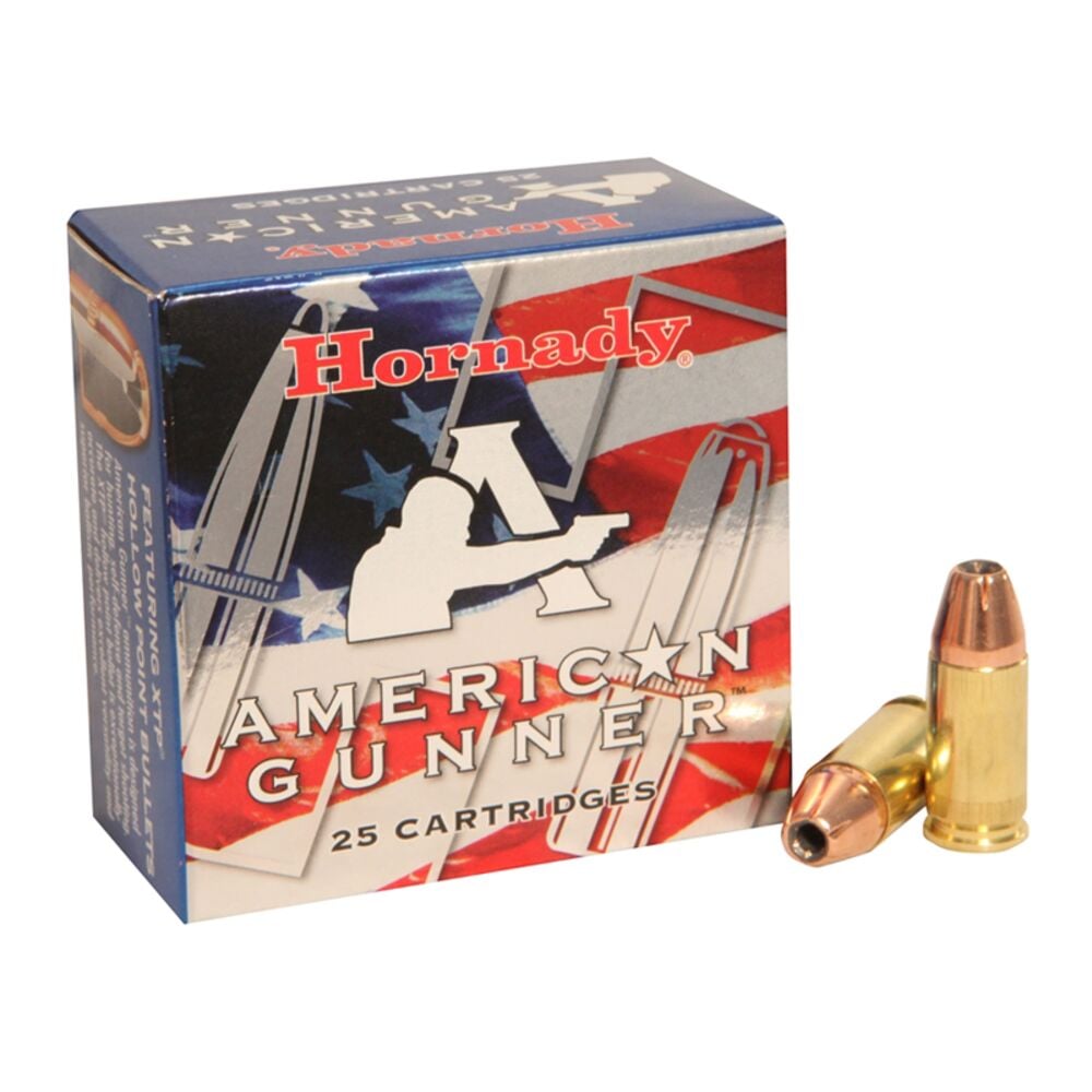 image of  American Gunner 9MM Luger 115 Grain Handgun Ammunition, 25 rounds