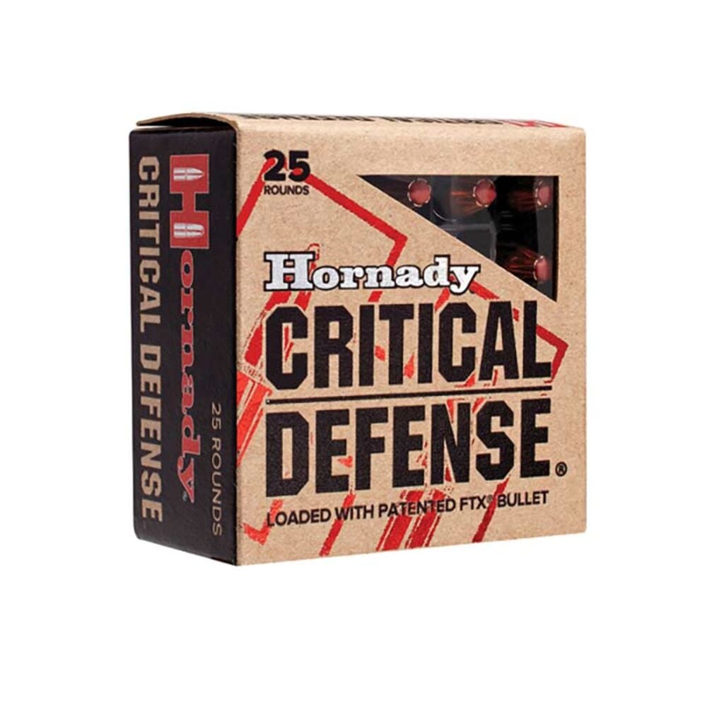 image of  Critical Defense 40 S&W 165 Grain Handgun Ammunition, 20 rounds
