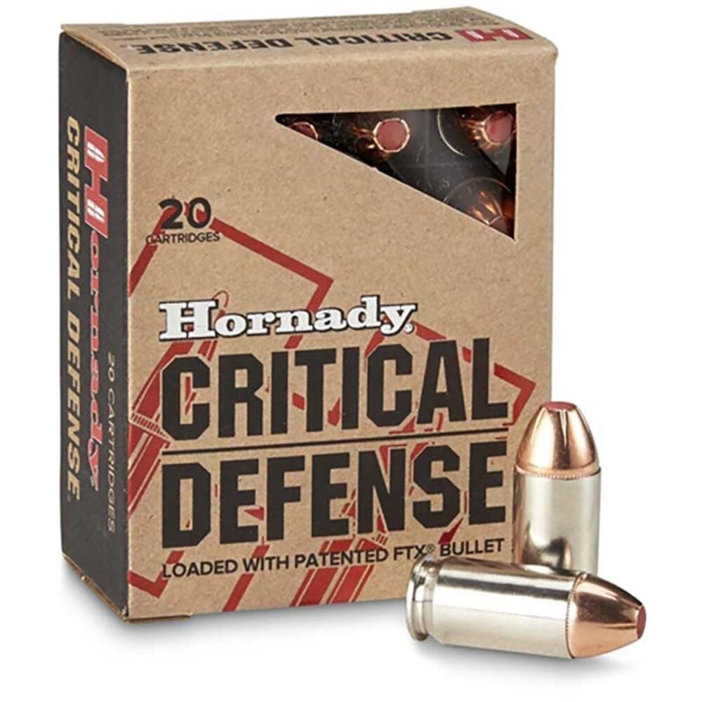 image of Critical Defense .45 AUTO 185 Grain Handgun Ammunition, 20 rounds
