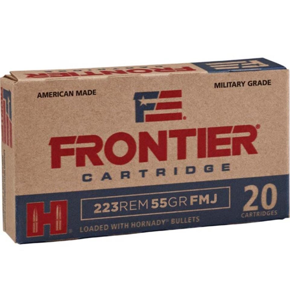 image of Frontier .223 REM 55 Grain Rifle Ammunition, 20 rds