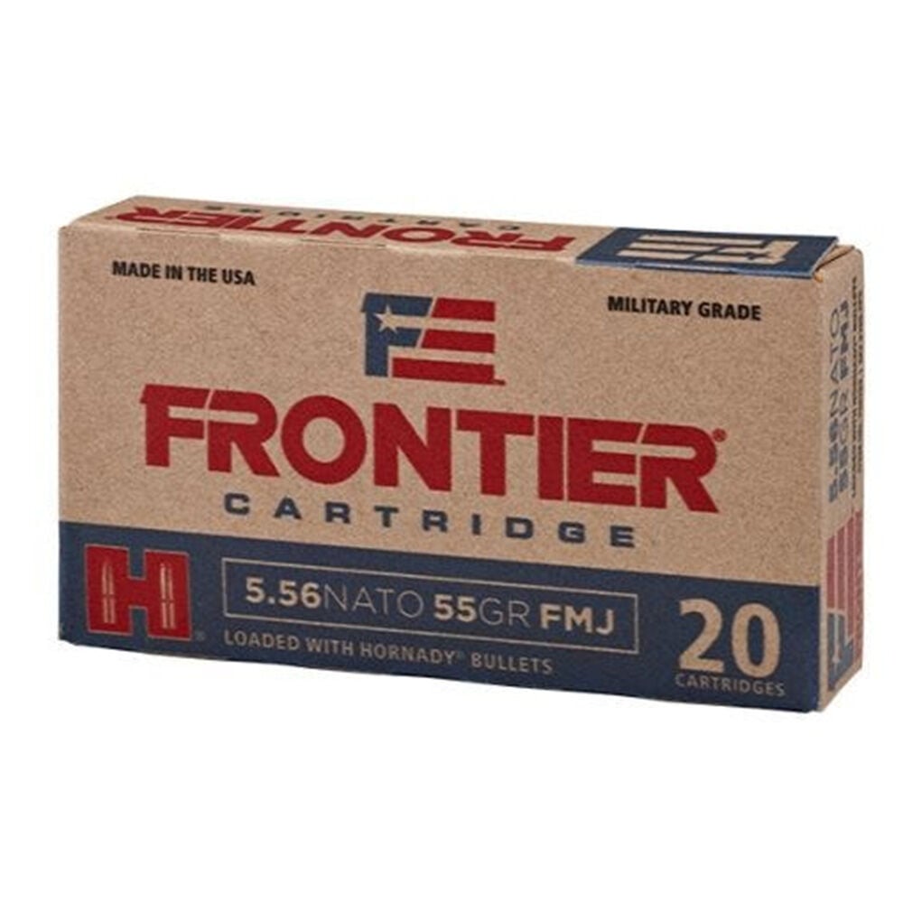 image of Frontier Brass 5.56 Ammo 55 Grain, 20 Rounds