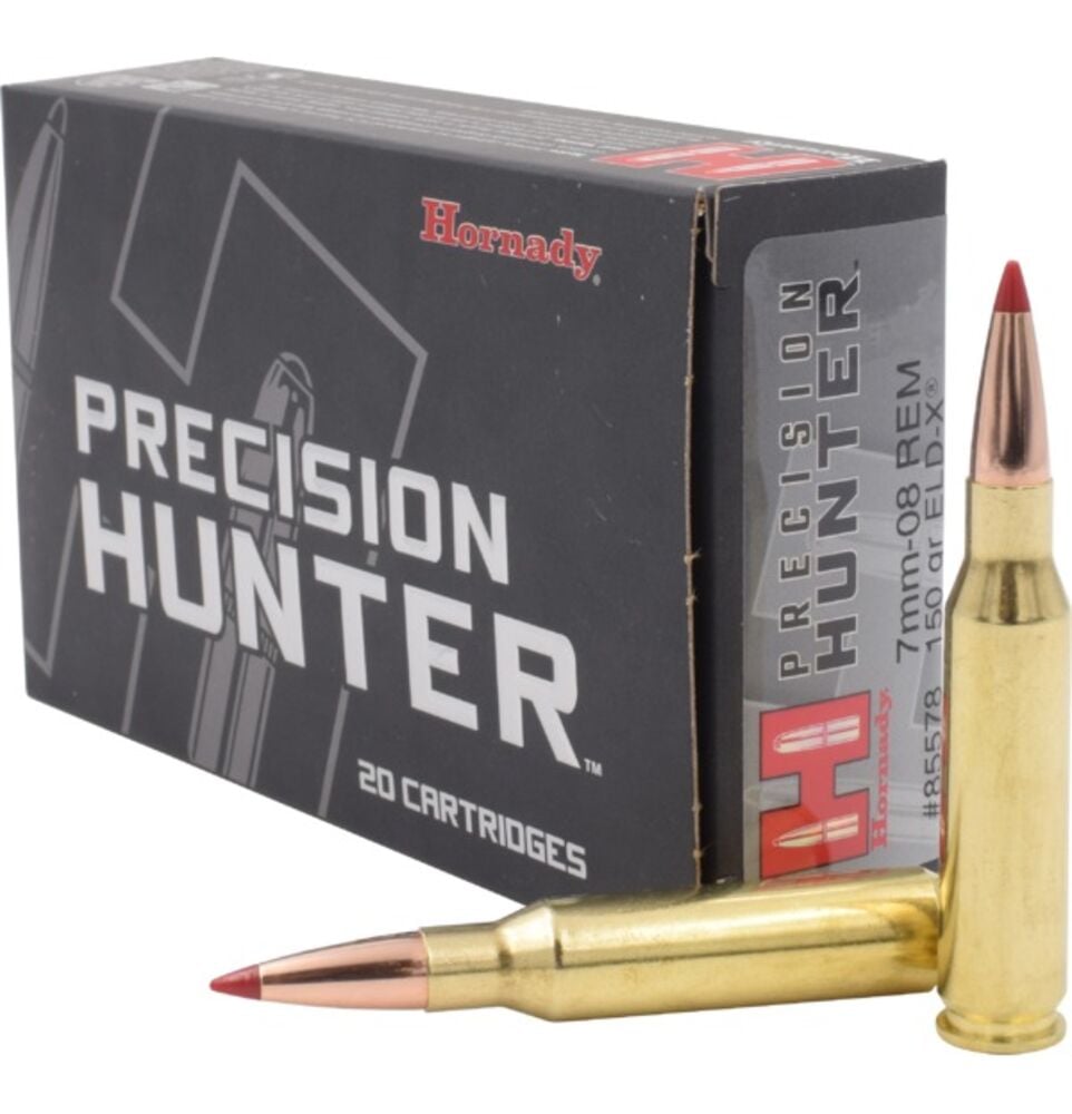 image of 7mm‑08 Rem 150 gr ELD‑X® Precision Hunter, 20 ct