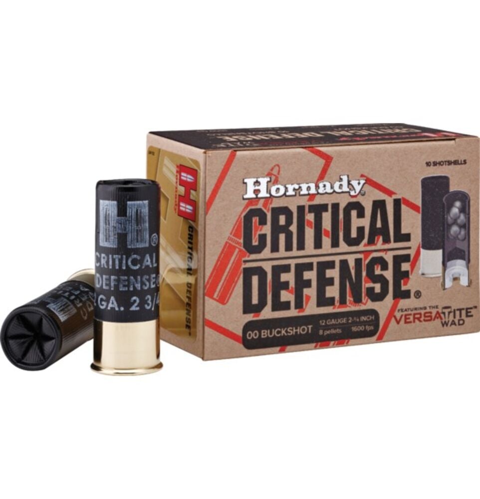 image of 12 GA 00 Buckshot Critical Defense, 10 ct