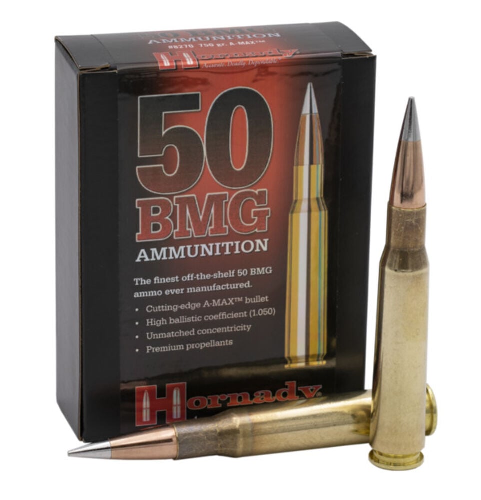 image of 50 BMG 750 gr A‑MAX® Match, 10 ct