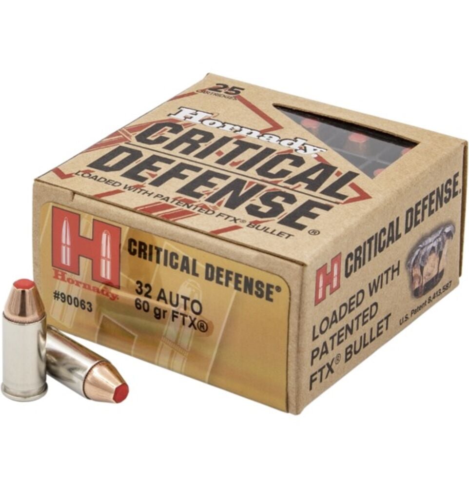 image of 32 Auto 60 gr FTX® Critical Defense, 25 ct