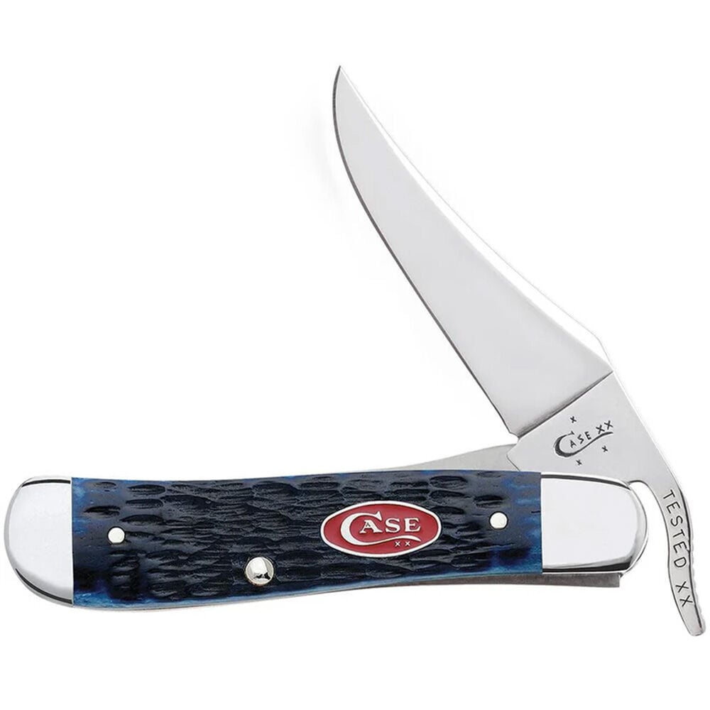 image of Rogers Jig Navy Blue Bone RussLock Pocket Knife