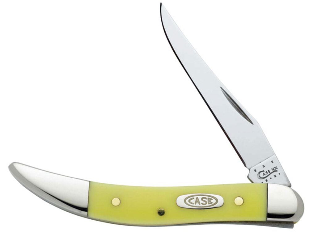 image of Knife, Small Texas Toothpick, Yellow Synthetic