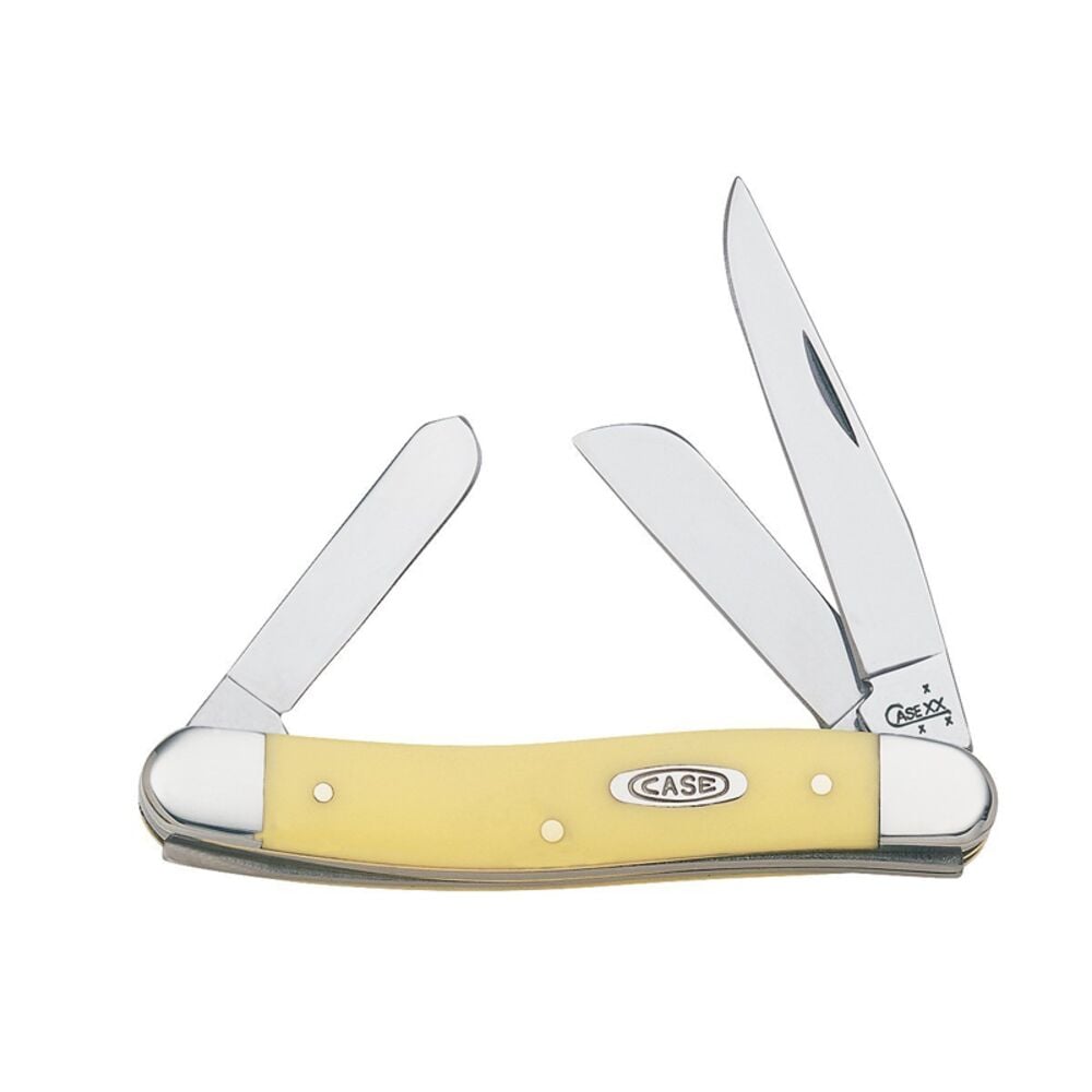 image of Yellow Medium Stockman Folding Knife