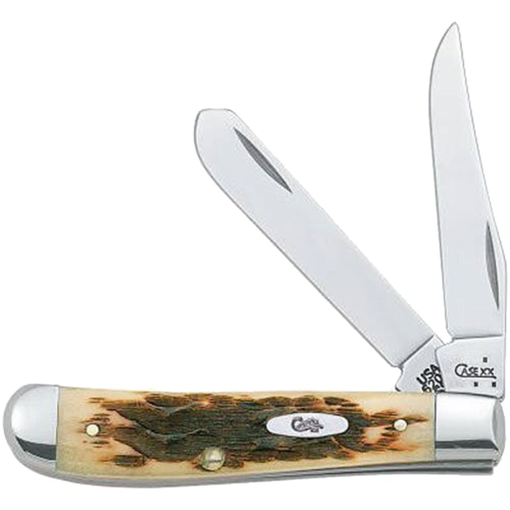 image of Amber Bone Mini Trapper Knife