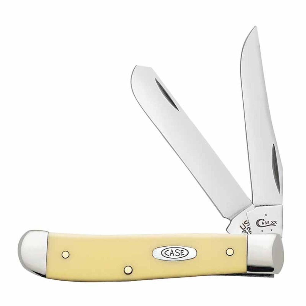 image of Yellow Synthetic Chrome Vanadium Mini Trapper Knife