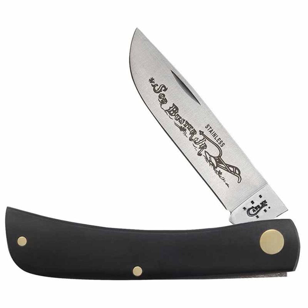 image of Jet-Black Synthetic Sod Buster Jr Knife