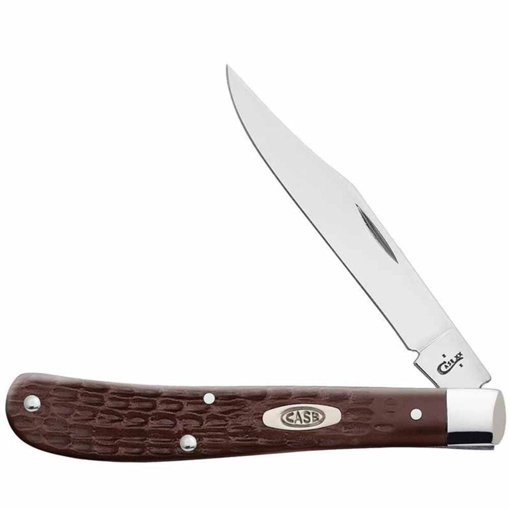 image of Brown Synthetic Slimline Trapper Knife